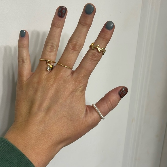 Bohemian Gold Ring Set 💛 Lot 7 - Picture 2 of 4